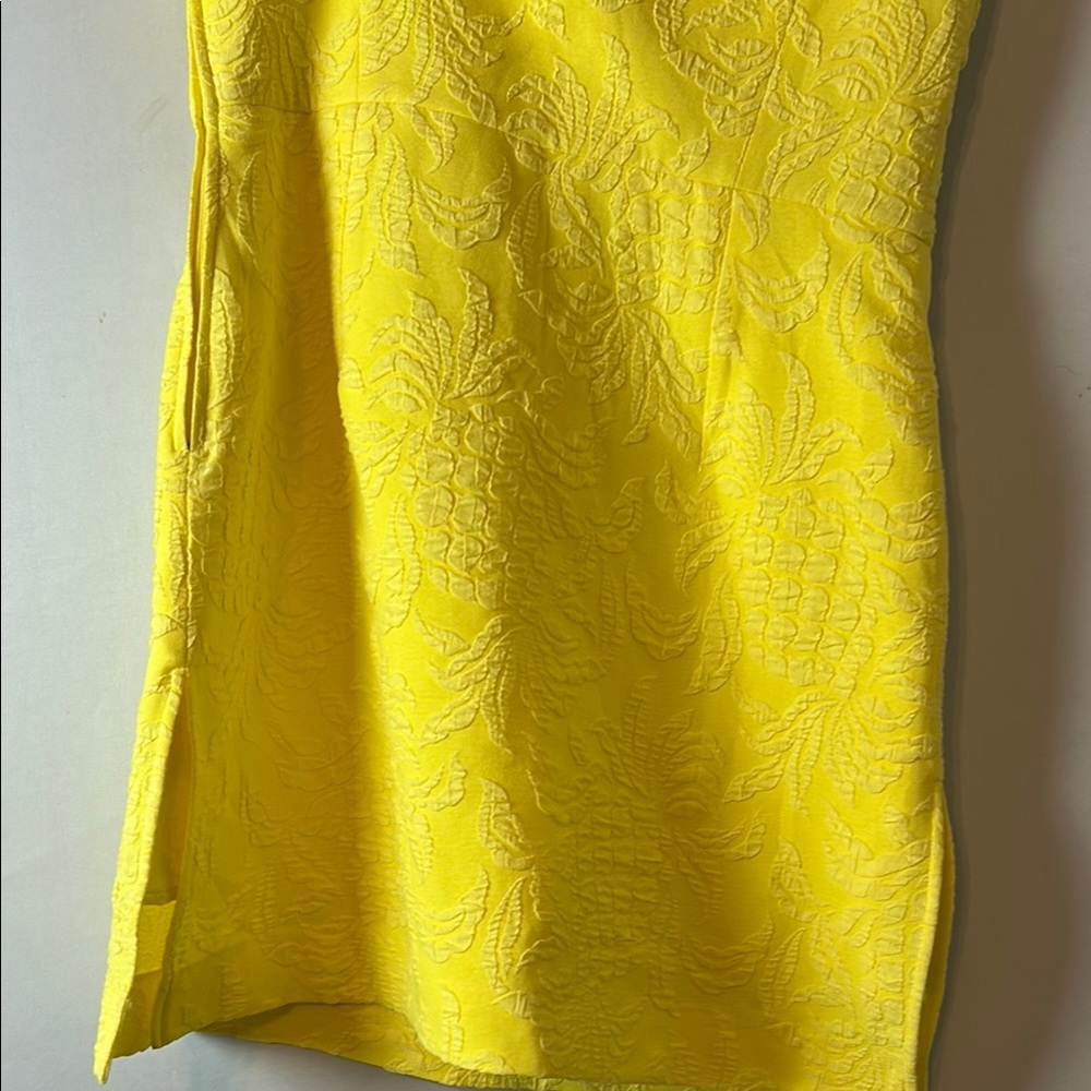 One-Shoulder Yellow Ruffle Romper - Picture 6 of 15
